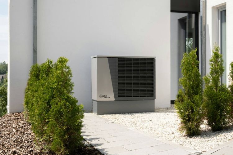 image of an air source heat pump